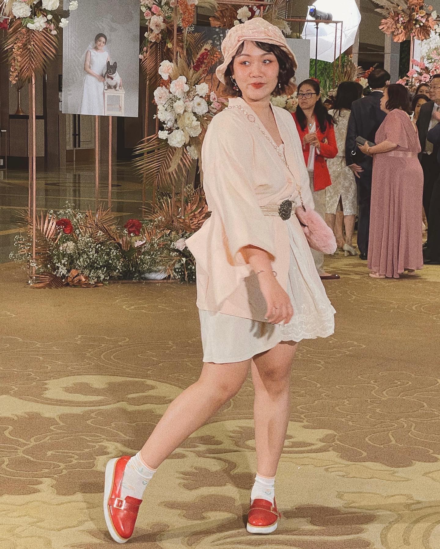 Customer wearing Sumo Vintage